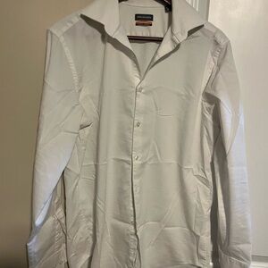 Van Heusen White Button-Up Shirt